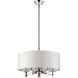 Andrea 5 Light 20 inch Polished Nickel Pendant Ceiling Light