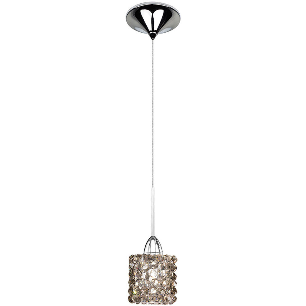 Eternity Jewelry LED 3 inch Chrome Pendant Ceiling Light