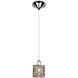 Eternity Jewelry LED 3 inch Chrome Pendant Ceiling Light