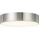 Musa 6.38 inch Brushed Nickel Flush Mount Ceiling Light