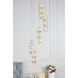 Polaris LED 12 inch Gold Pendant Ceiling Light