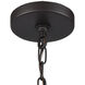 Williamsport 5 Light 18 inch Oil Rubbed Bronze Chandelier Ceiling Light