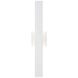 Zayden LED 24 inch Matte White Outdoor Wall Light