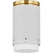 Asa 1 Light 4.75 inch Aged Brass/Soft White Flush Mount Ceiling Light in Aged Brass and Soft White