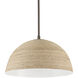 Tobago 1 Light 17 inch Bronze Gold Pendant Ceiling Light
