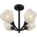 Adelyn 4 Light 22 inch Oil Rubbed Bronze Semi-Flush Mount Ceiling Light