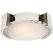 Kelly Wearstler Melange LED 17 inch Polished Nickel Flush Mount Ceiling Light, Large