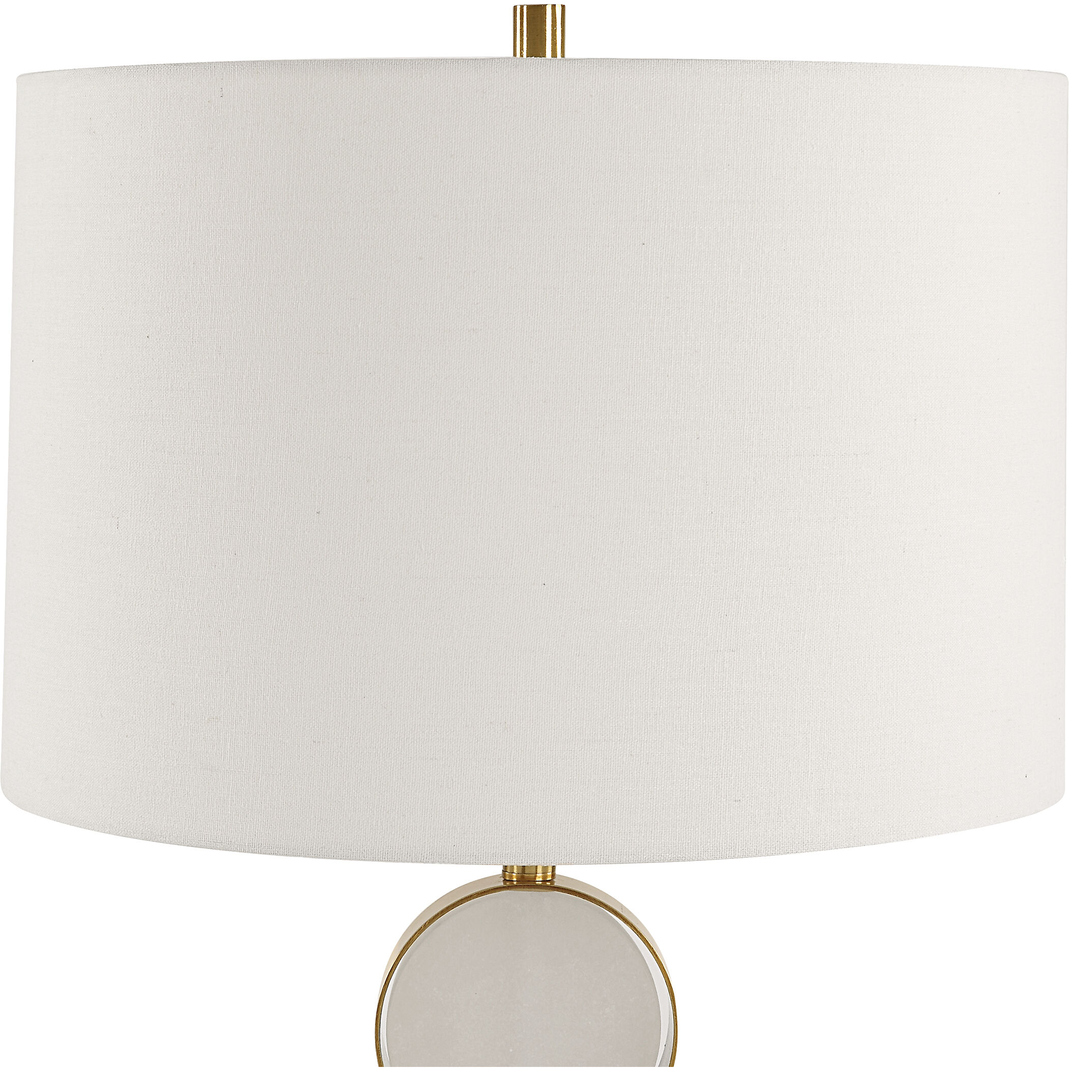 Three Rings 28.5 inch 150.00 watt Brushed Brass Table Lamp Portable Light