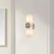 Elan 2 Light 5 inch Silver Leaf ADA Sconce Wall Light