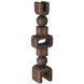 Bakari Walnut Stain Sculpture