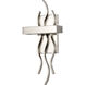 Wave LED 7.88 inch Brushed Nickel ADA Wall Sconce Wall Light