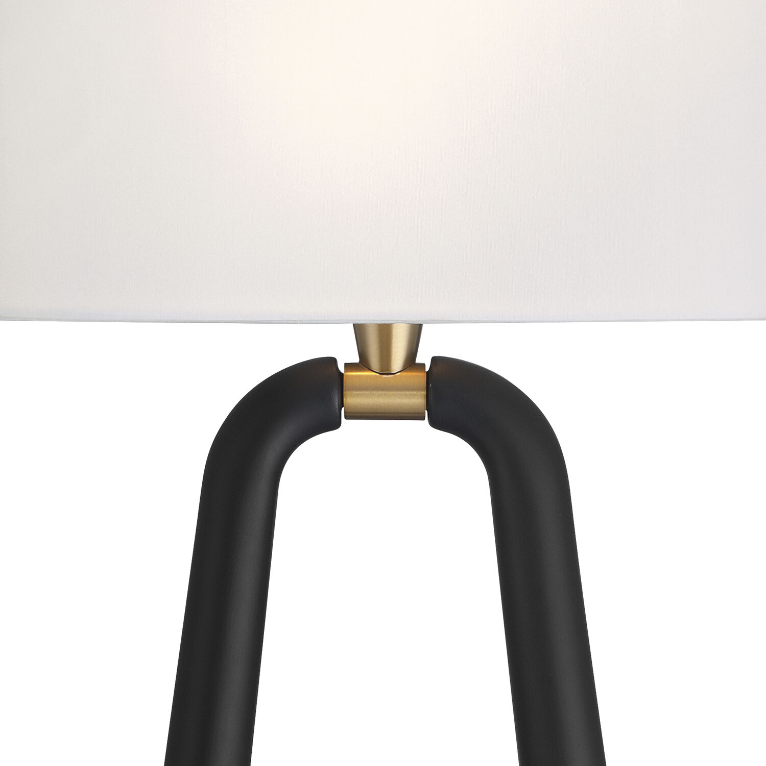 Jori Bath Wall Light in Aged Brass and Matte Black