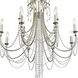 Arcadia 12 Light 32.5 inch Antique Silver Chandelier Ceiling Light