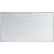 Monet 36 X 20 inch Silver Wall Mirror