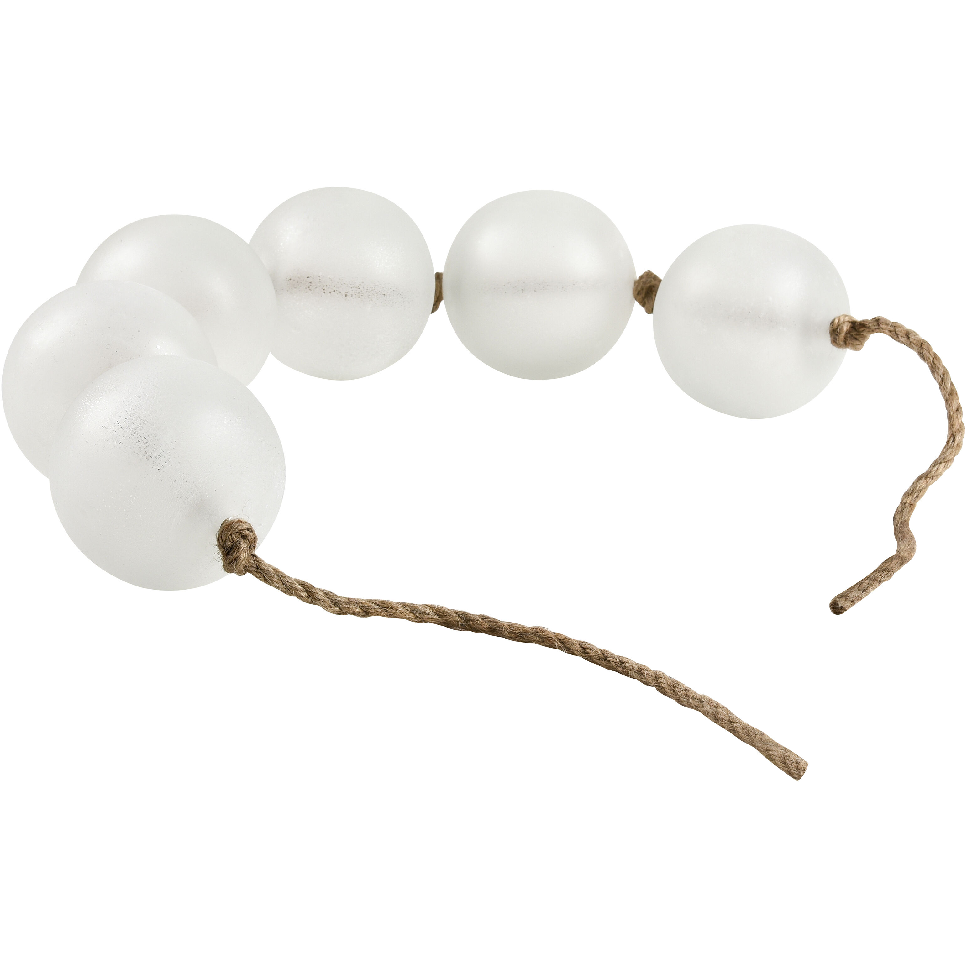 Seaglass White with Natural Rope