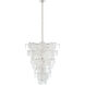 AERIN Loire 12 Light 29.25 inch Polished Nickel Cascading Chandelier Ceiling Light