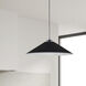 Prudence 1 Light 24 inch Matte Black Pendant Ceiling Light