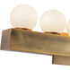 Sinclair 21 inch Vintage Brass Bath Vanity Light Wall Light