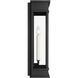 C&M by Chapman & Myers Cupertino 2 Light 19.13 inch Textured Black Outdoor Wall Lantern