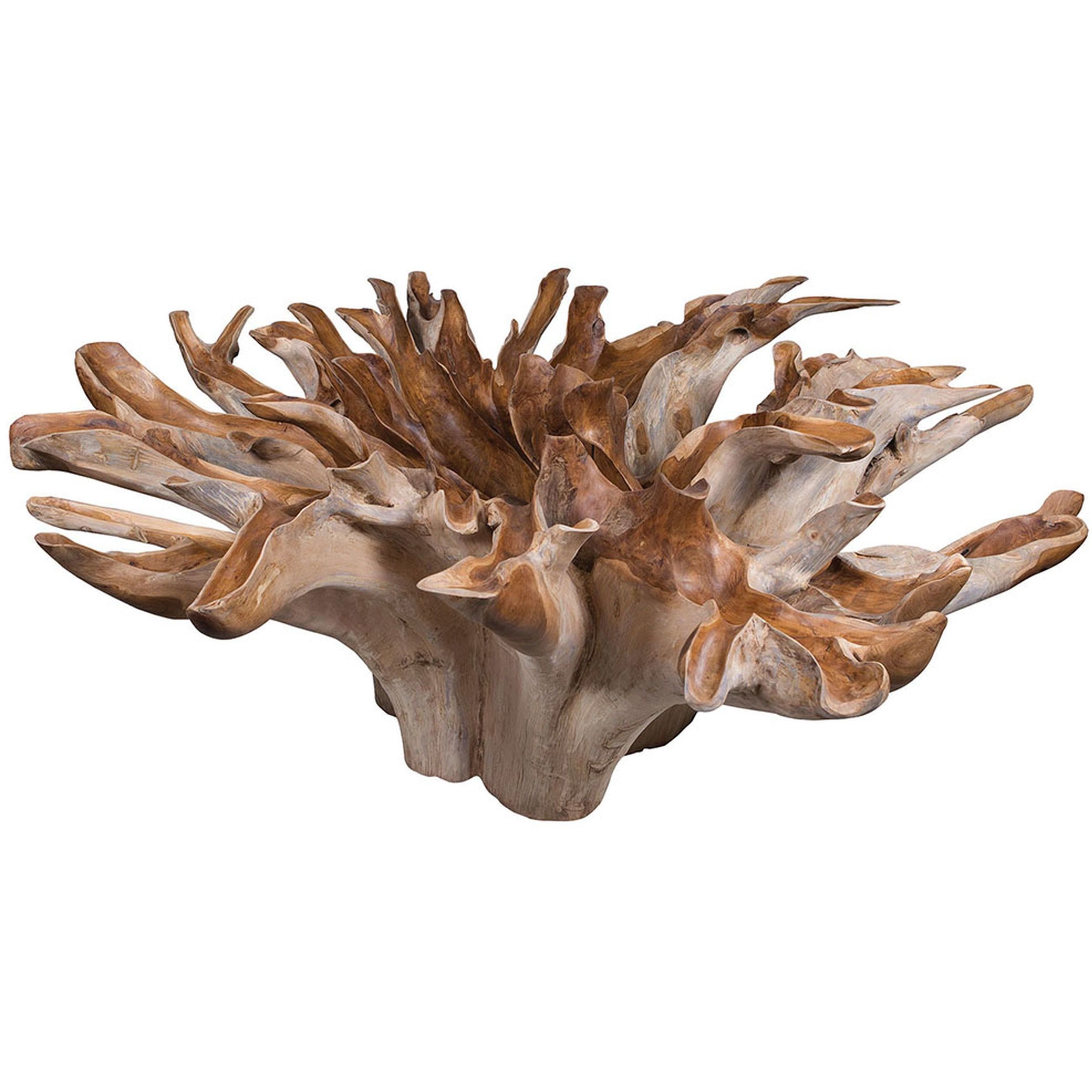 Ursela 81 X 81 inch Natural with Clear Dining Table