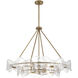 Elora 12 Light 35.75 inch Legacy Brass Pendant Ceiling Light