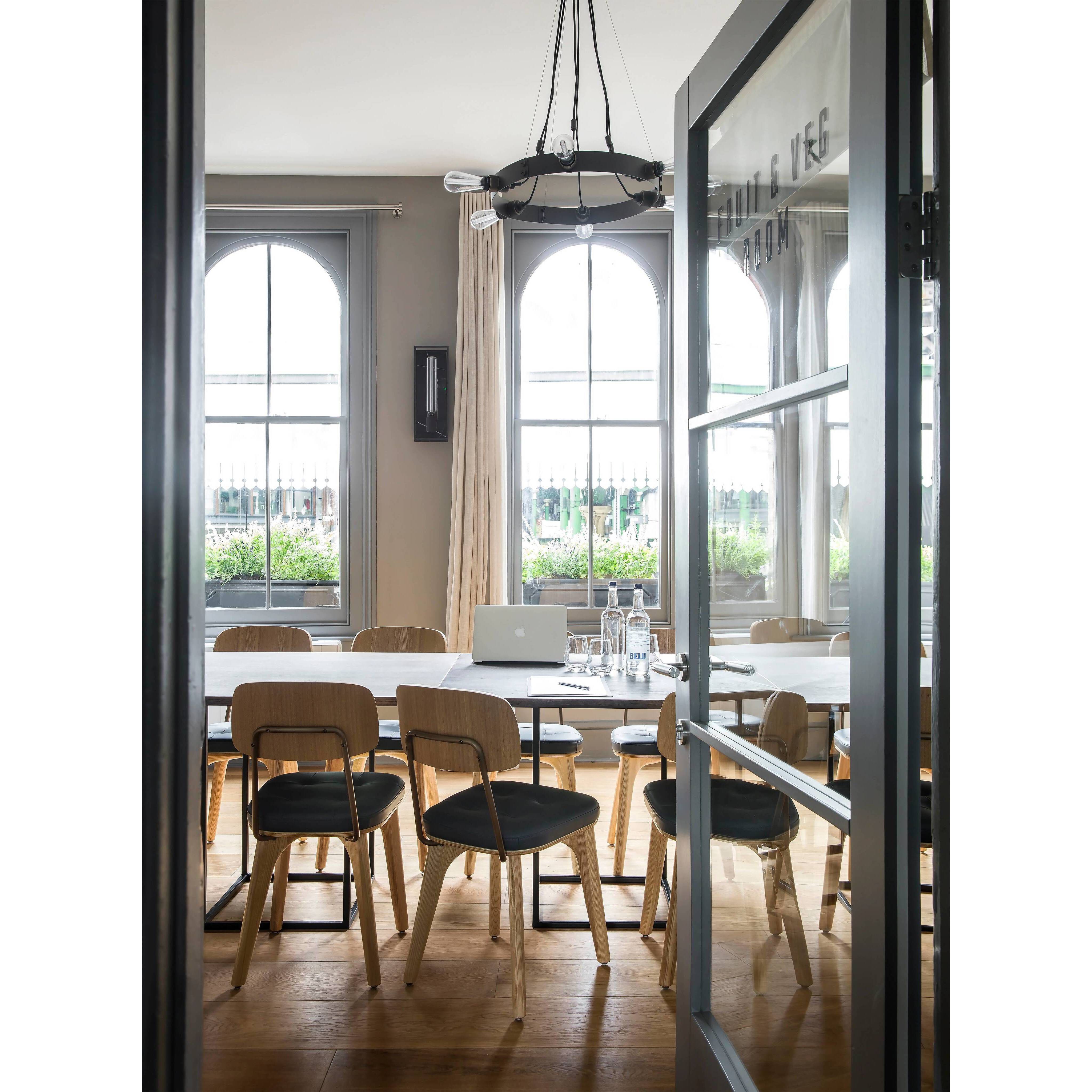 Hero LED 31.5 inch Graphite / Steel Chandelier Ceiling Light