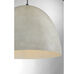 Industrial 1 Light 16 inch Concrete with Matte Black Pendant Ceiling Light