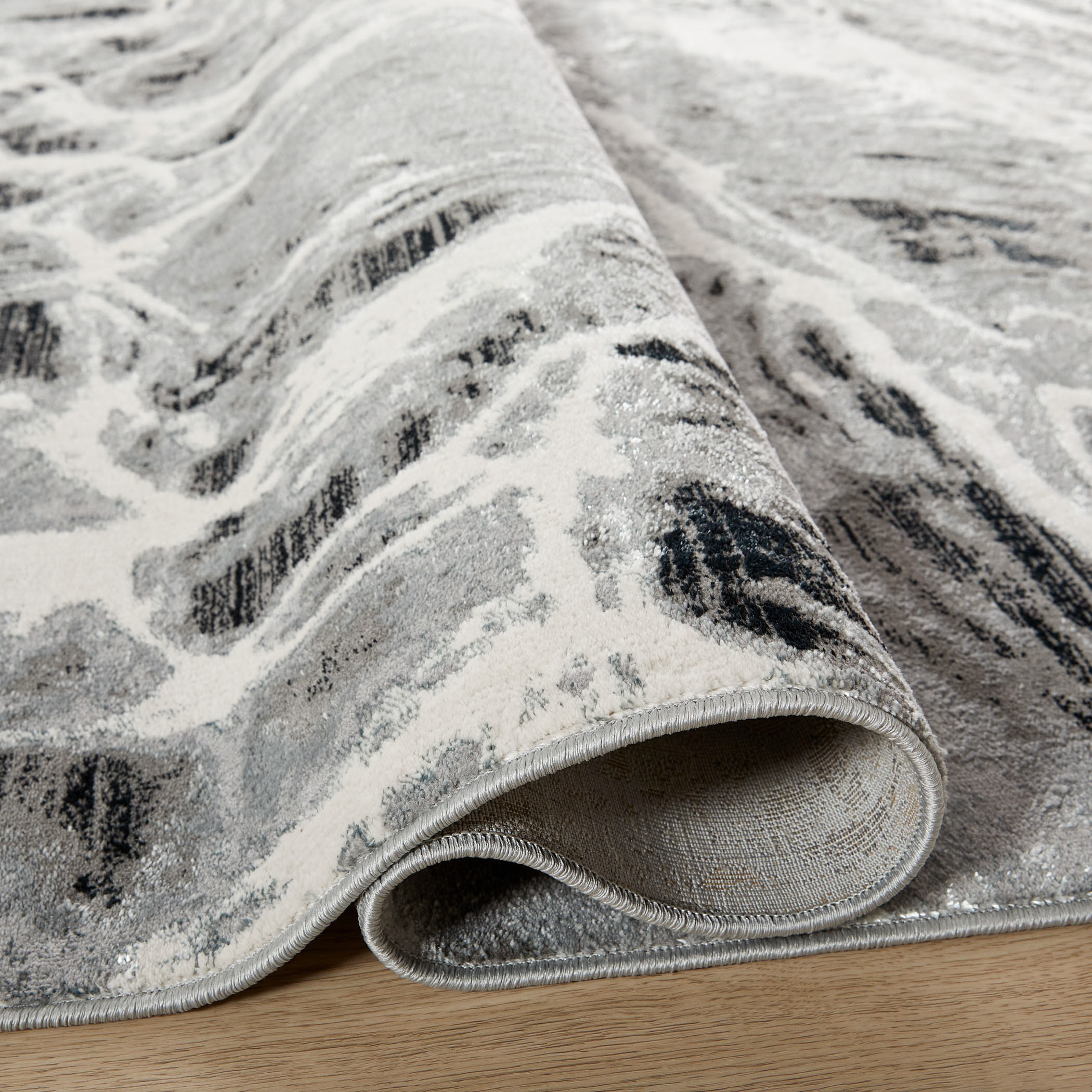 Artema 90 X 63 inch Grey Rug in 5 x 7