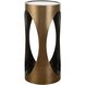 Achilles 24 X 11 inch Brushed Brass Drink Table