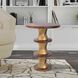Robin Baron 24.5 X 18.25 inch Natural and Gold Drink Table