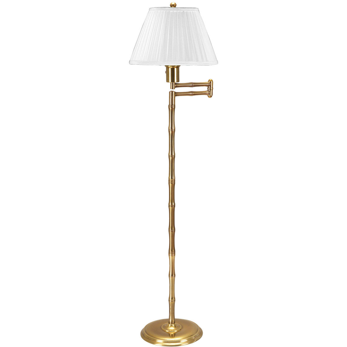 Frederick Cooper 52 inch 150 watt Gold Toned Brass Floor Lamp Portable Light, Frederick Cooper
