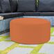 Universal 18 inch Seascape Canyon Outdoor Round Ottoman with Slipcover