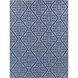 Alameda 132 X 96 inch Blue and Neutral Area Rug, Wool
