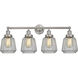 Chatham 4 Light 33.5 inch Brushed Satin Nickel Bath Vanity Light Wall Light