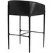Osbourne 39 inch Black and Blackened Iron Bar Stool