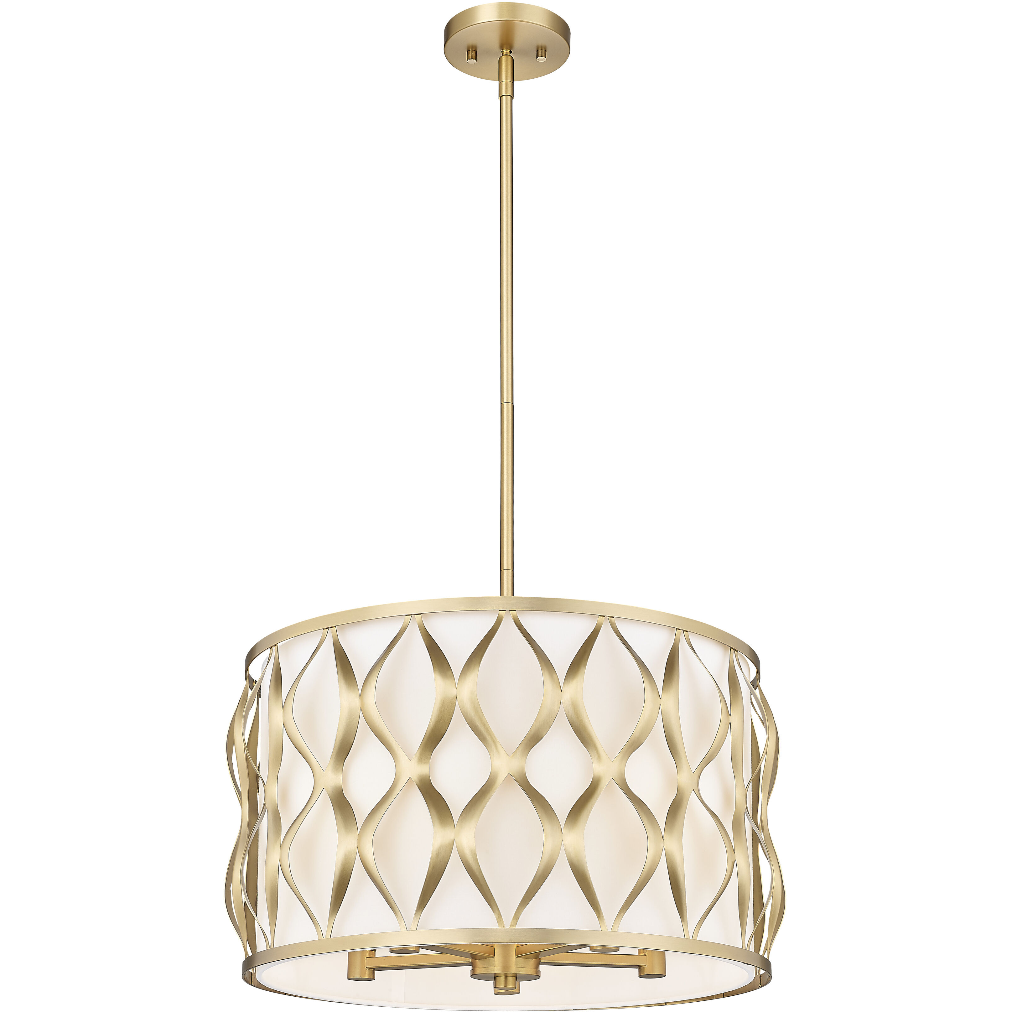 Harden 5 Light 18.25 inch Modern Gold Pendant Ceiling Light