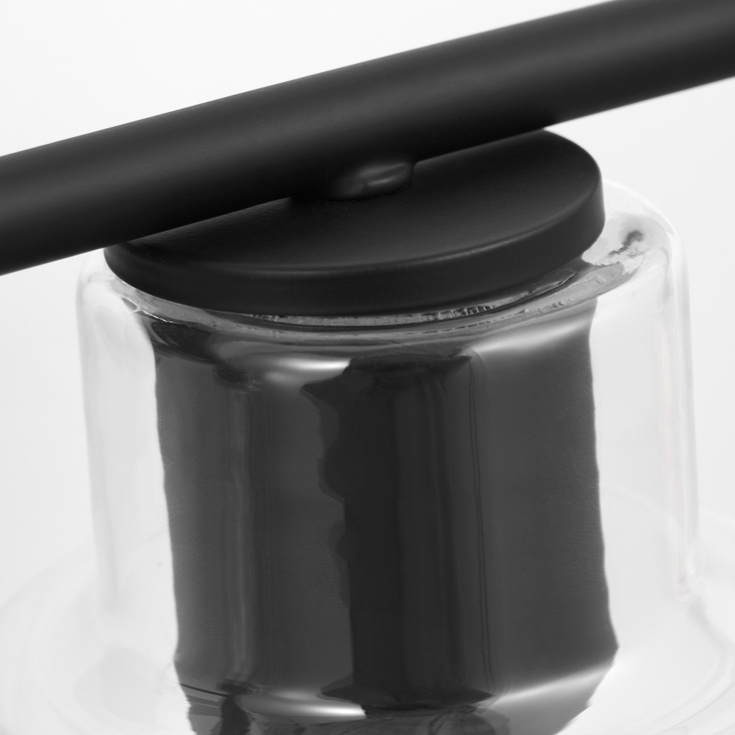 Drew & Jonathan Sayward 4 Light 32.38 inch Midnight Black Wall Bath Fixture Wall Light