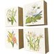 Floral Snapshot Multi and Green and White and Yellow Wall Sculpture, The Studio