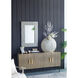 Anita 35.8 X 24 inch Black and White Wall Mirror, Rectangular