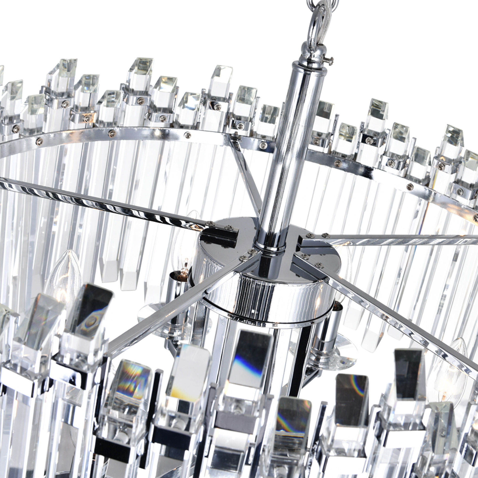 Henrietta 6 Light 24 inch Chrome Chandelier Ceiling Light