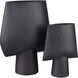Hawking 12 X 9 inch Vase in Black