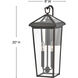 Estate Series Alford Place Outdoor Wall Mount Lantern in Oil Rubbed Bronze, Non-LED