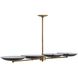 Griffith 55 X 10 inch Bronze Linear Chandelier Ceiling Light