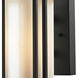 Croftwell 1 Light 12 inch Textured Matte Black Outdoor Sconce
