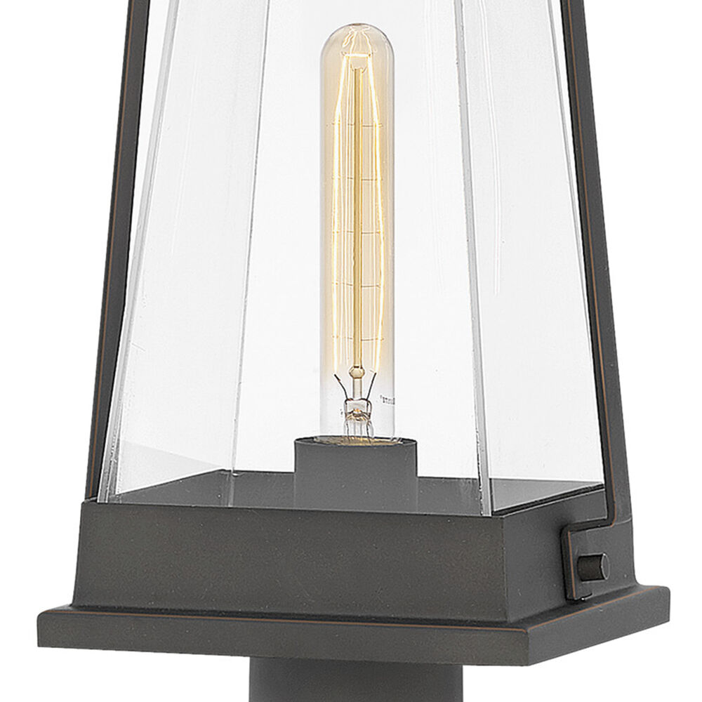 Arcadia 1 Light 21.75 inch Aged Copper Bronze Outdoor Post Mount Lantern