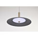 Corrine LED 14 inch Burnished Brass Pendant Ceiling Light