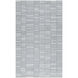 Marseille 96 X 60 inch Metallic - Silver/Grey/Silver Handmade Rug in 5 x 8