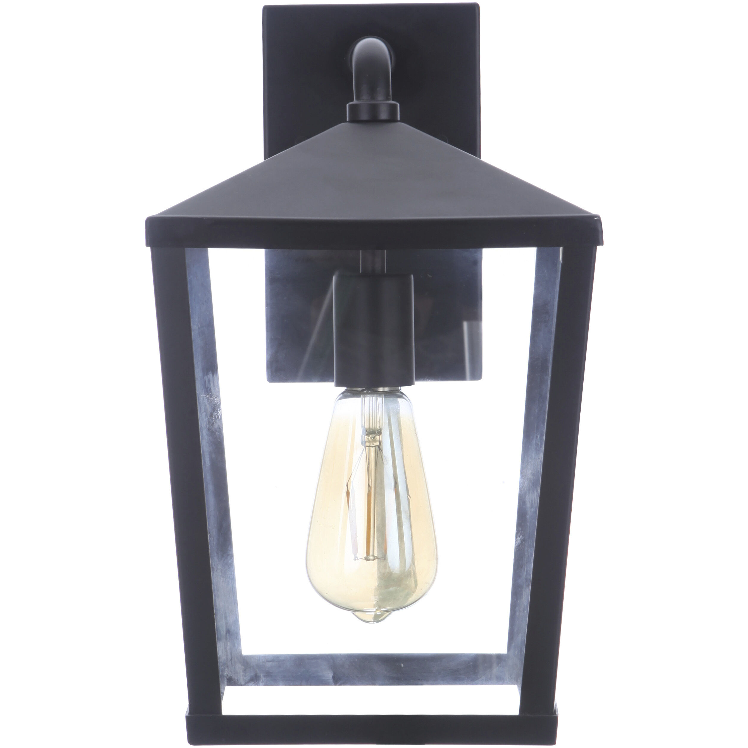 Olsen 1 Light 13 inch Midnight Outdoor Wall Lantern