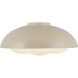 Alora Mood Robyn 3 Light 16 inch Pearl White Flush Mount Ceiling Light