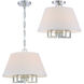 Westwood 5 Light 16 inch Polished Nickel Chandelier Ceiling Light